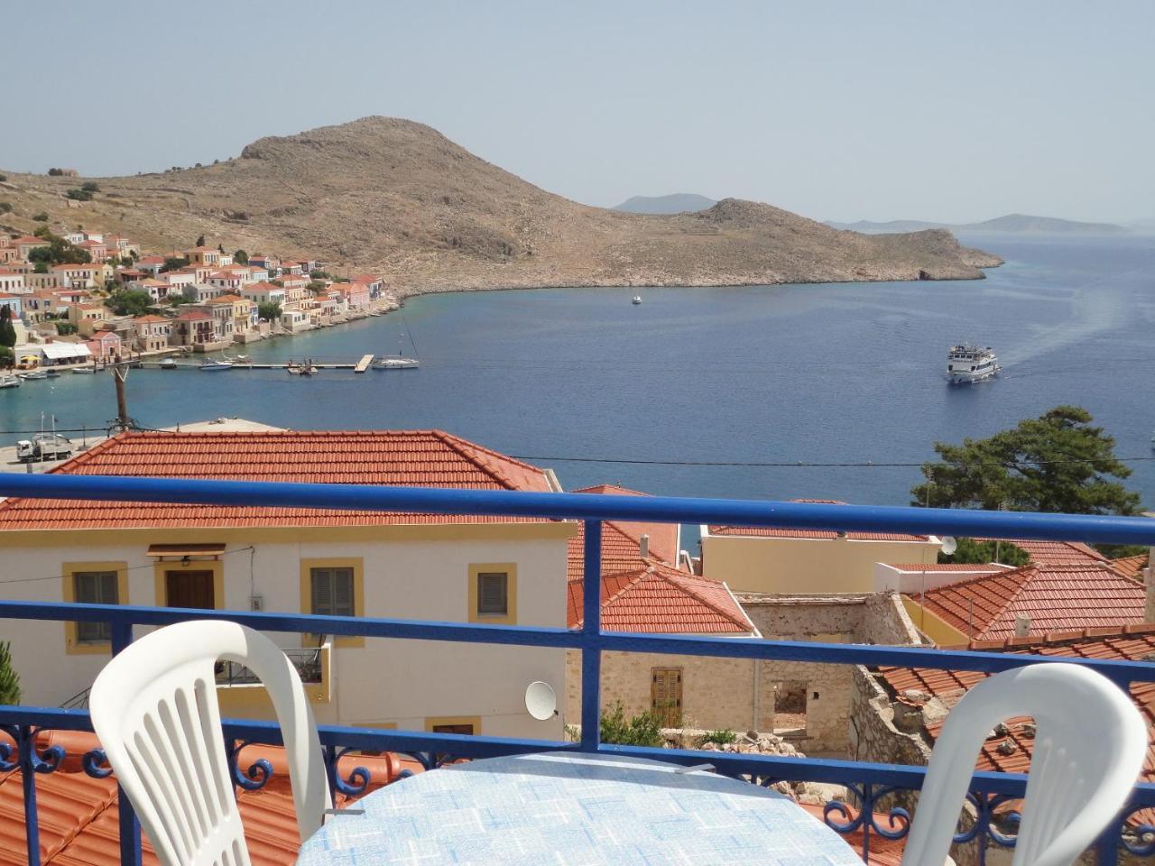 Villa Yorgos Chalki Town Exteriör bild